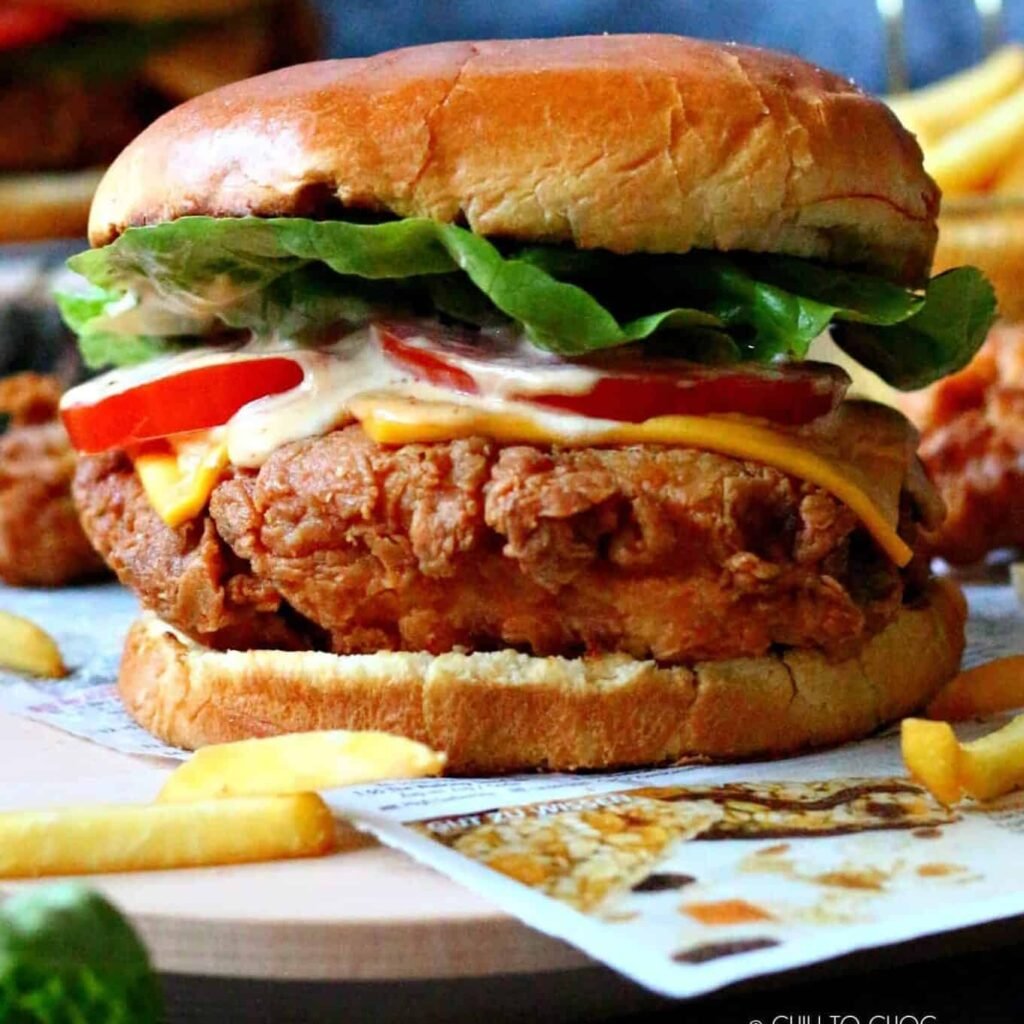 KFC Style Zinger Burger